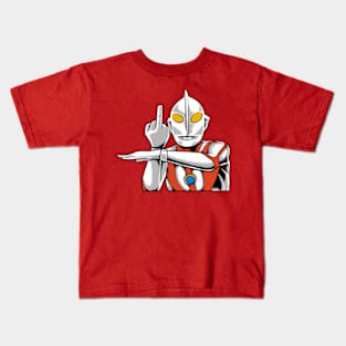 Ultraman Middle Finger Kids T-Shirt